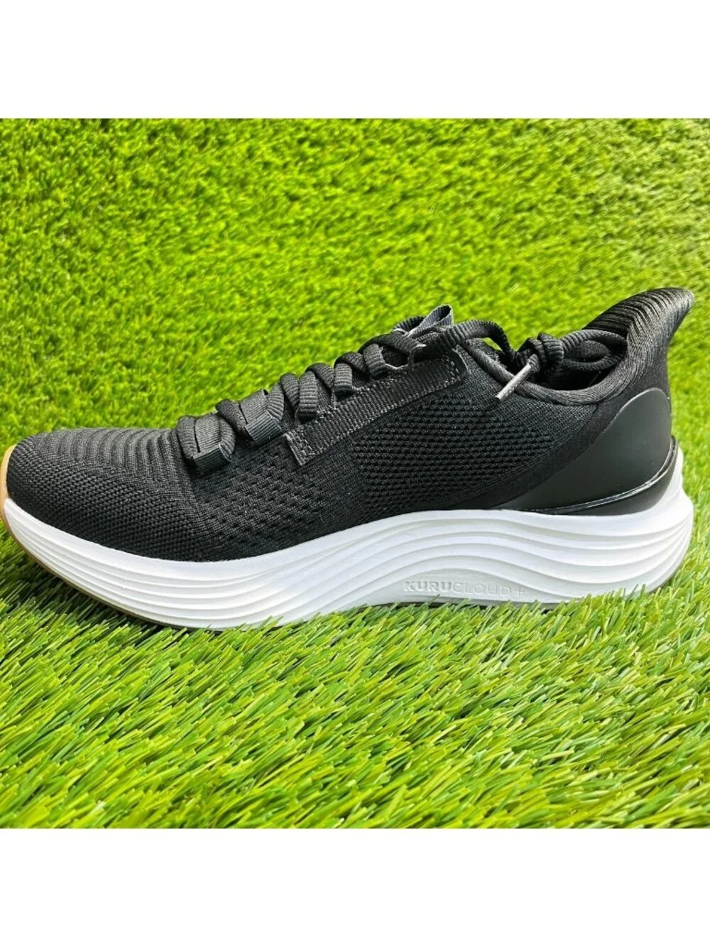 Kuru Atom 2 Womens Size 8.5 Black White Athletic Running Walking Shoes Sneakers